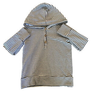 Childhoods Toddler Striped Hoodie Size 5T Black and White Striped Sweater